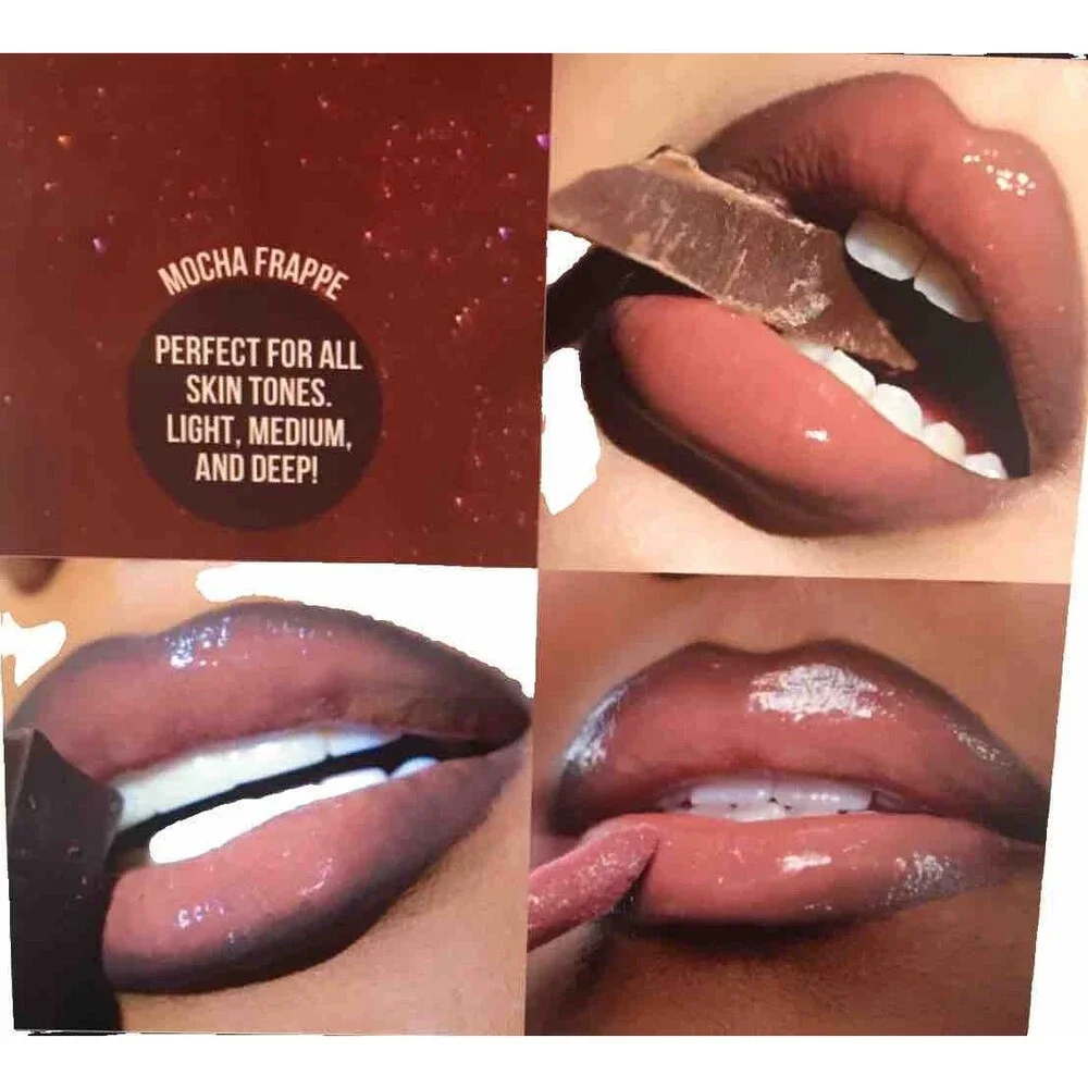 Glamlite Mocha Frappe Lip Kit TRIO Lip Liner, Lipstick, Lip Gloss NEW